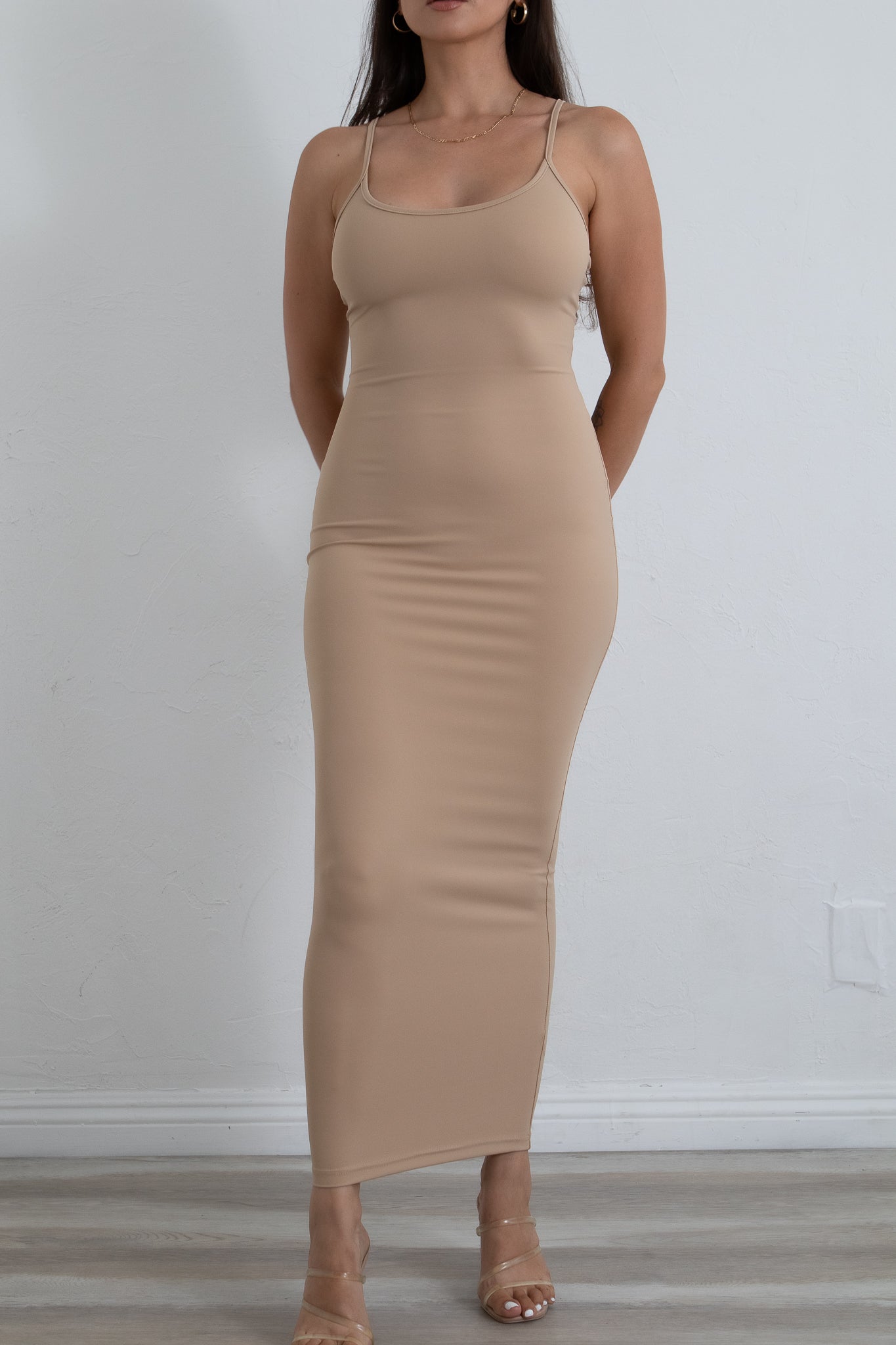 Scarlett - Nude Maxi Dress