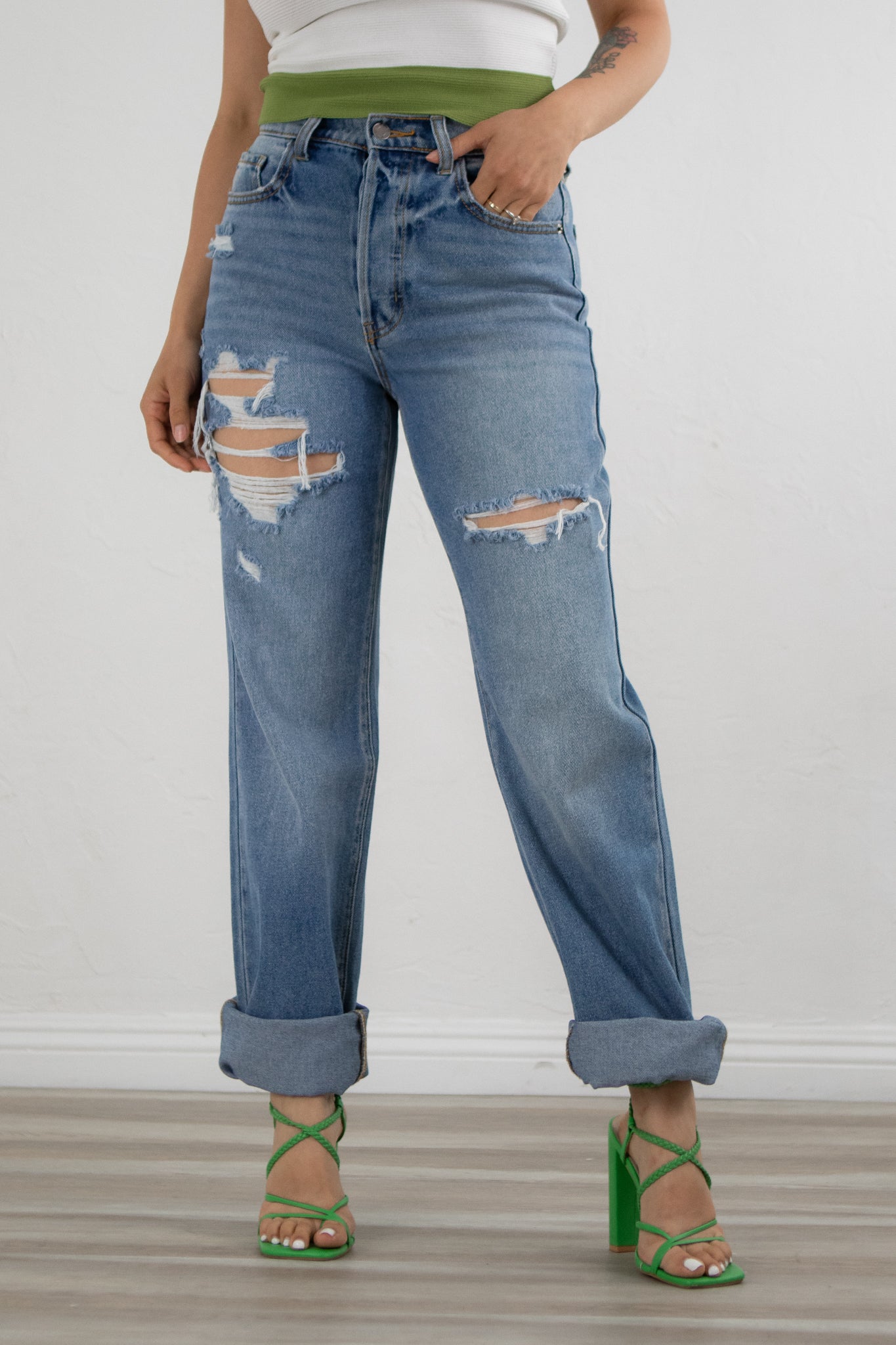 Gianna - Straight Leg Denim Jeans