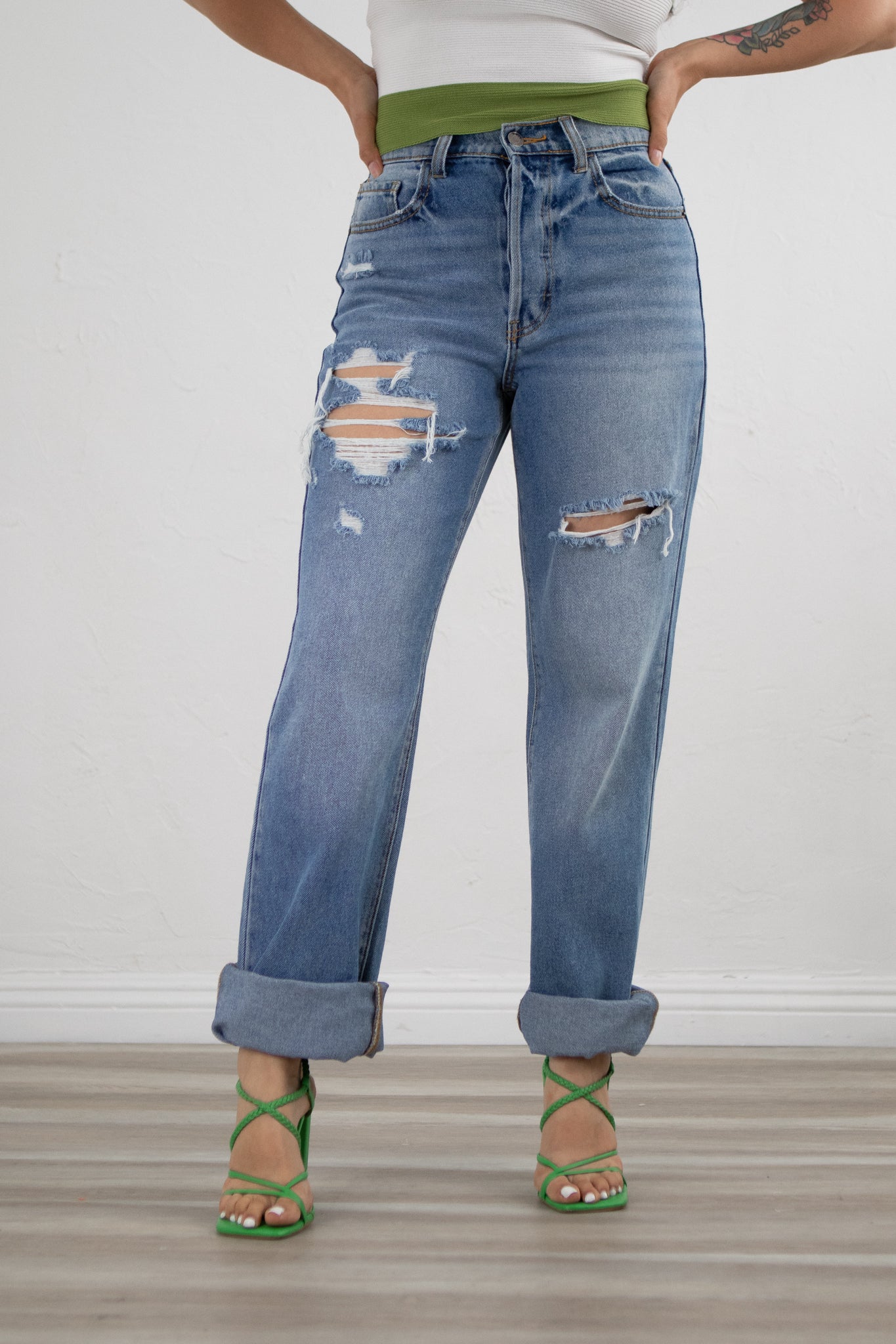Gianna - Straight Leg Denim Jeans