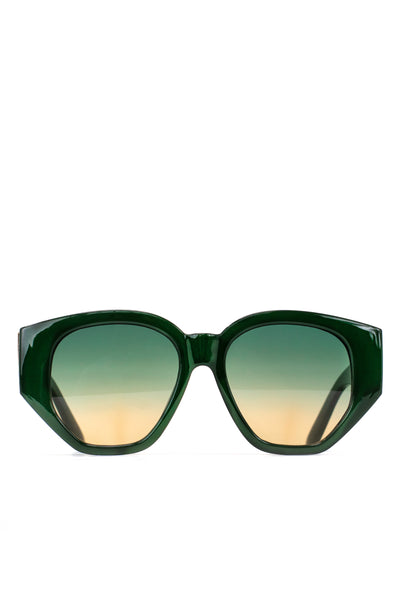 Hot Look - Forest Green Sunglasses