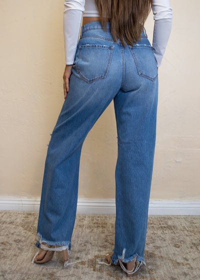 Jolie - Straight Leg Denim Jeans