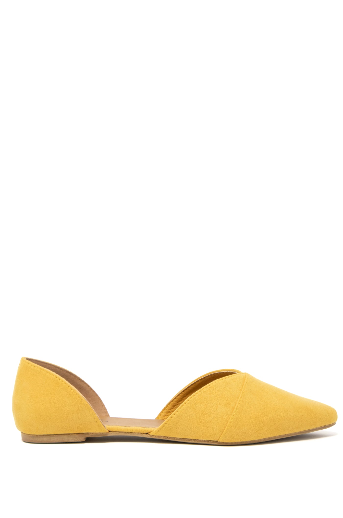 Meant To Be - Yellow D'Orsay Flats