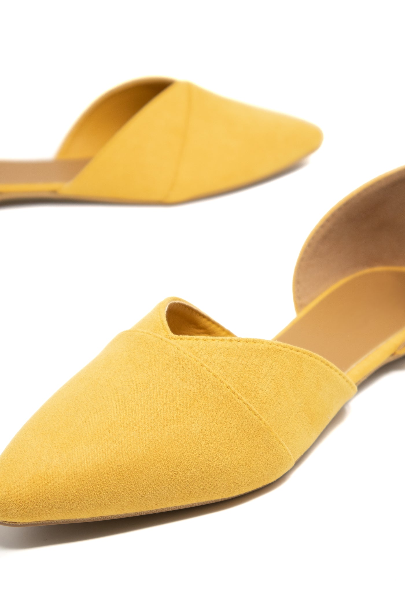 Meant To Be - Yellow D'Orsay Flats