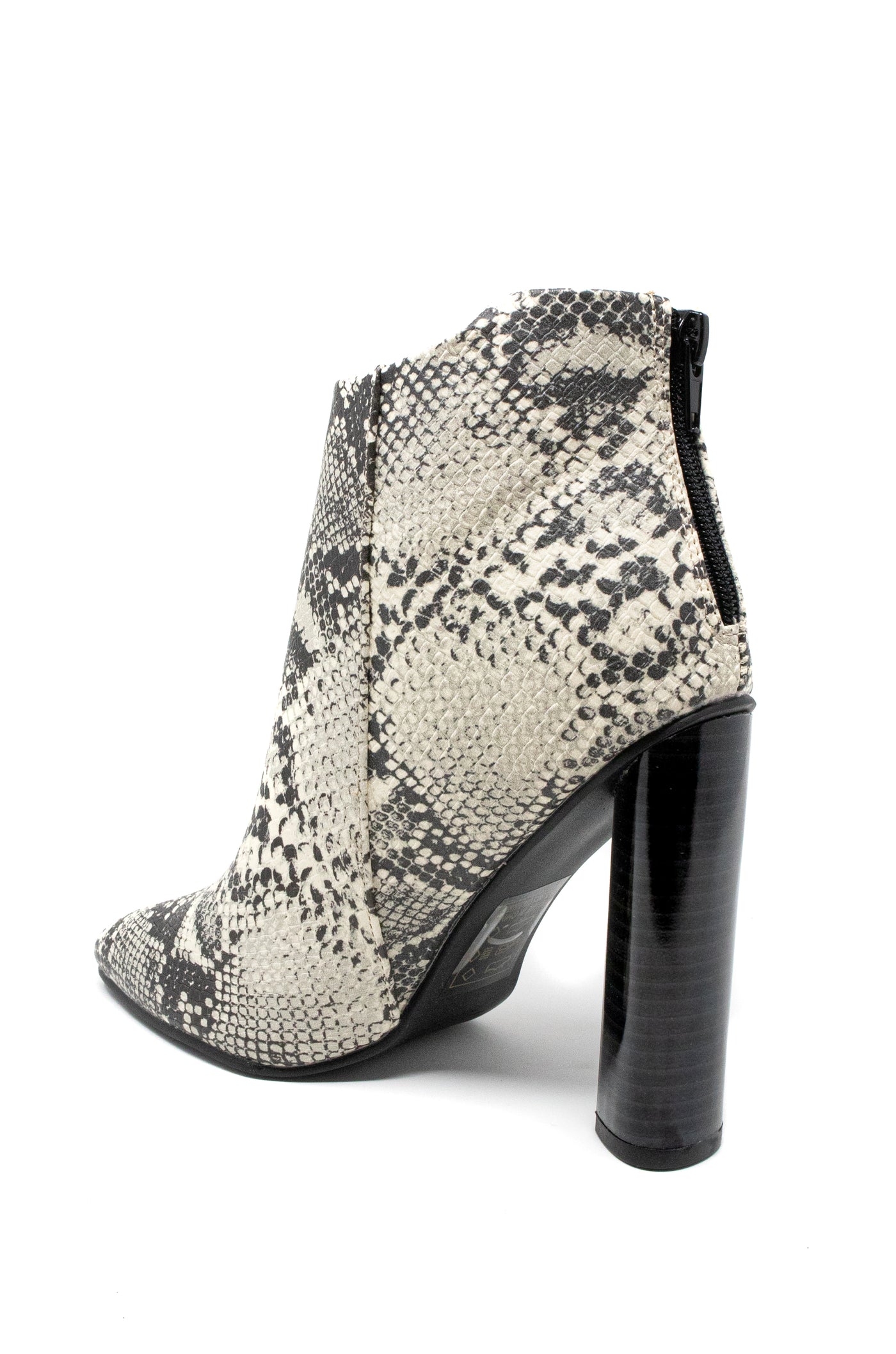 Shot Caller - Stone Snake Ankle Booties